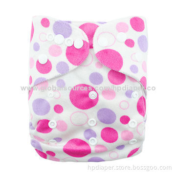 Cloth Diaper, Suede Cloth Inner, Washable and Dryable